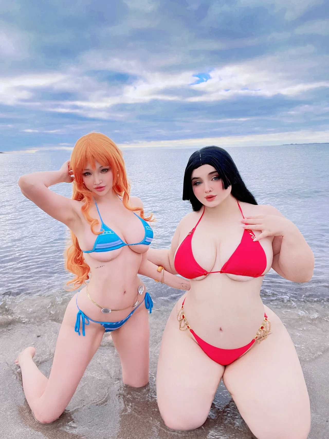 Hidori Rose &amp; Bunniemommy - Nami &amp; Boa Hancock-erohere10.webp